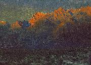 Albert Bierstadt Sunrise in the Sierras oil on canvas